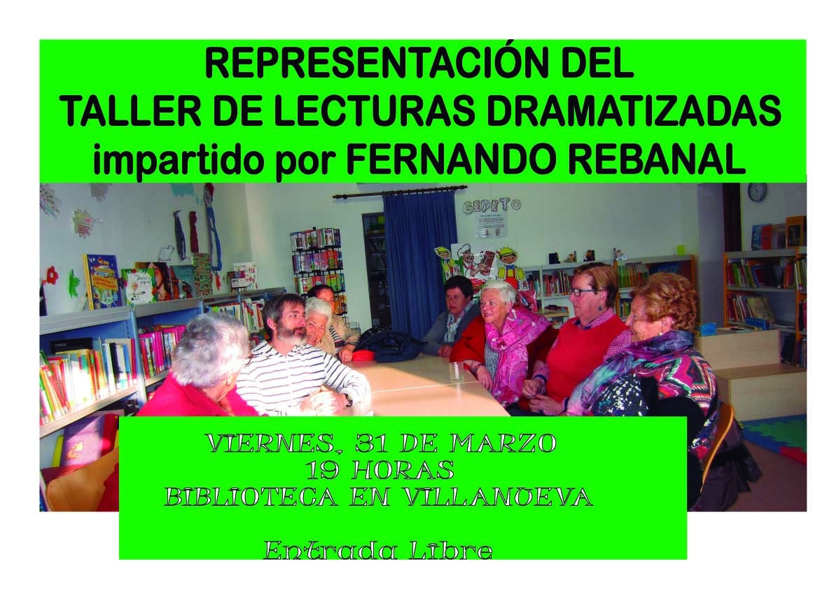 Representación Lecturas Dramatizadas